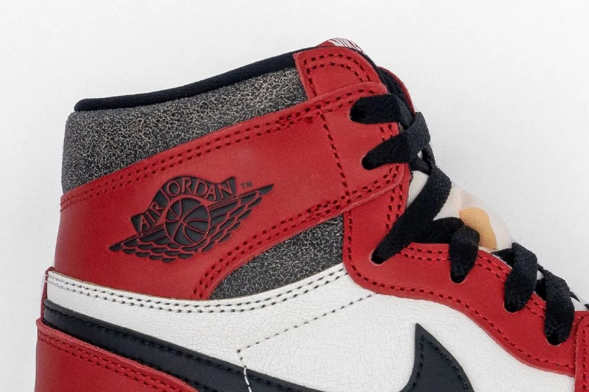 AJ1 Chicago ankle collar detail